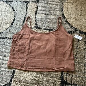 NWT Old Navy Brown Crop Top - Women’s Size 3X